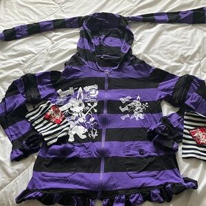 VTG Bunny Ear “[Jumping] Jamping Jack Richards” Hooded Zip-Up Jacket